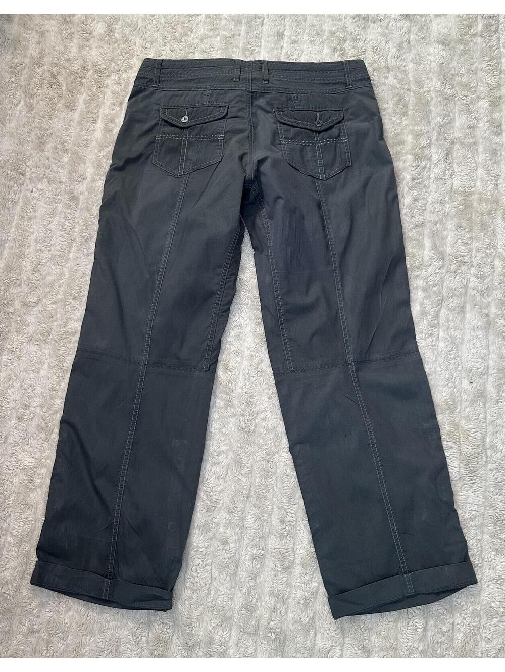 Kuhl Born In The Mountains grey hiking capri pants Size 12 Short gorpcore - Picture 8 of 11